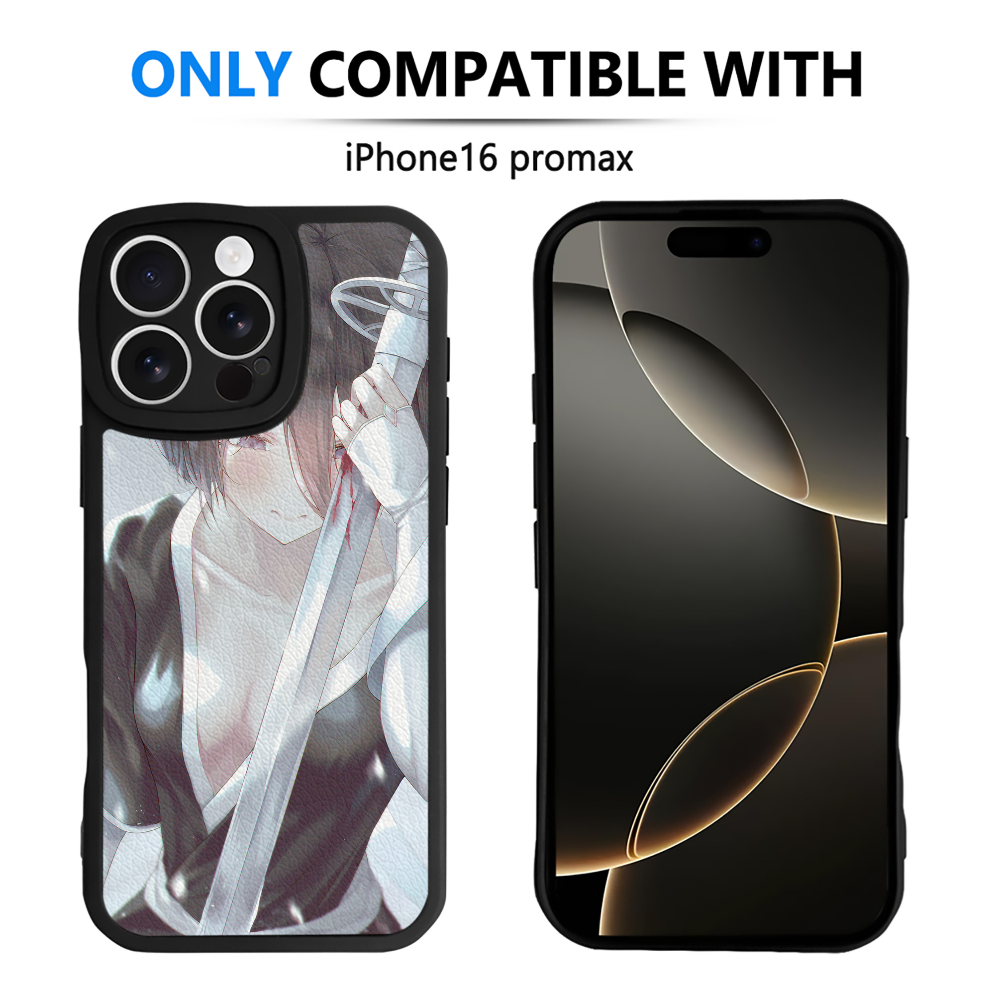 （画像用） ブリーチ BLEACH 【iPhone 16シリーズ対応】シリコンスマホケース（レザー調） 材質：シリコン